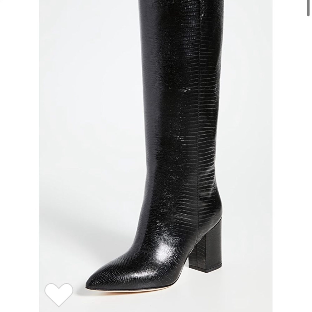 Paris Texas lizard print boot
